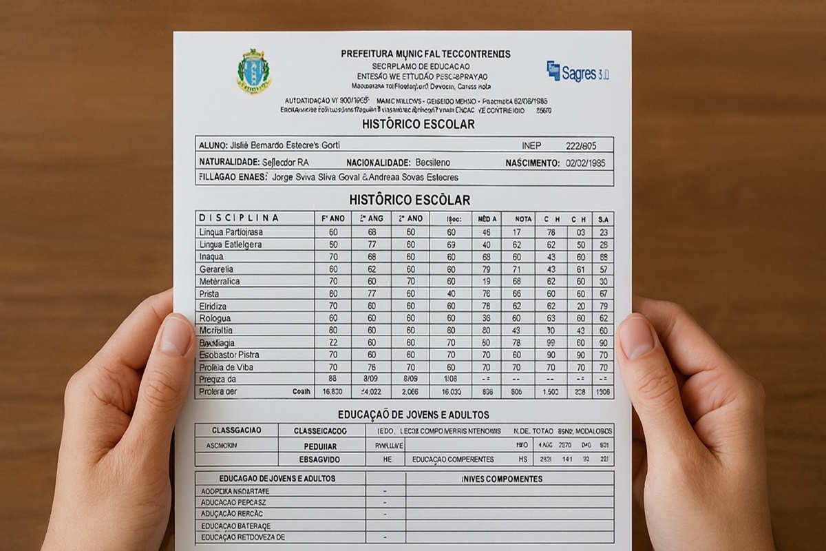 Emissão de Histórico Escolar – Escolas Rurais Ativas e Desativadas