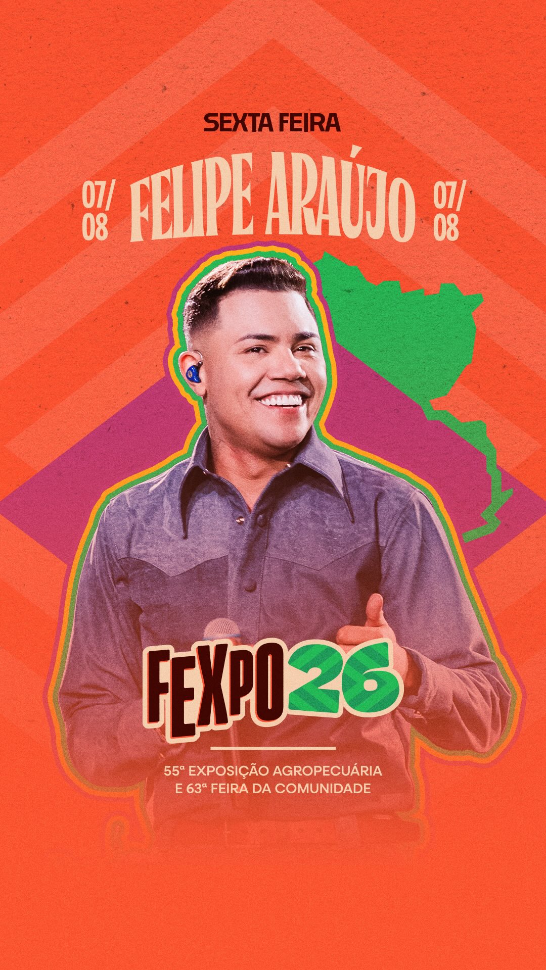 A próxima atração da FEXPO 26 já está confirmada… e vem daquele jeito que todo mundo gosta.🎉

@felipearaujocantor chega pra abrilhantar nossa programação com muito sertanejo aquele repertório que promete colocar Além Paraíba pra dançar a noite toda.🎶

Prepare-se. A contagem regressiva começou.🚀