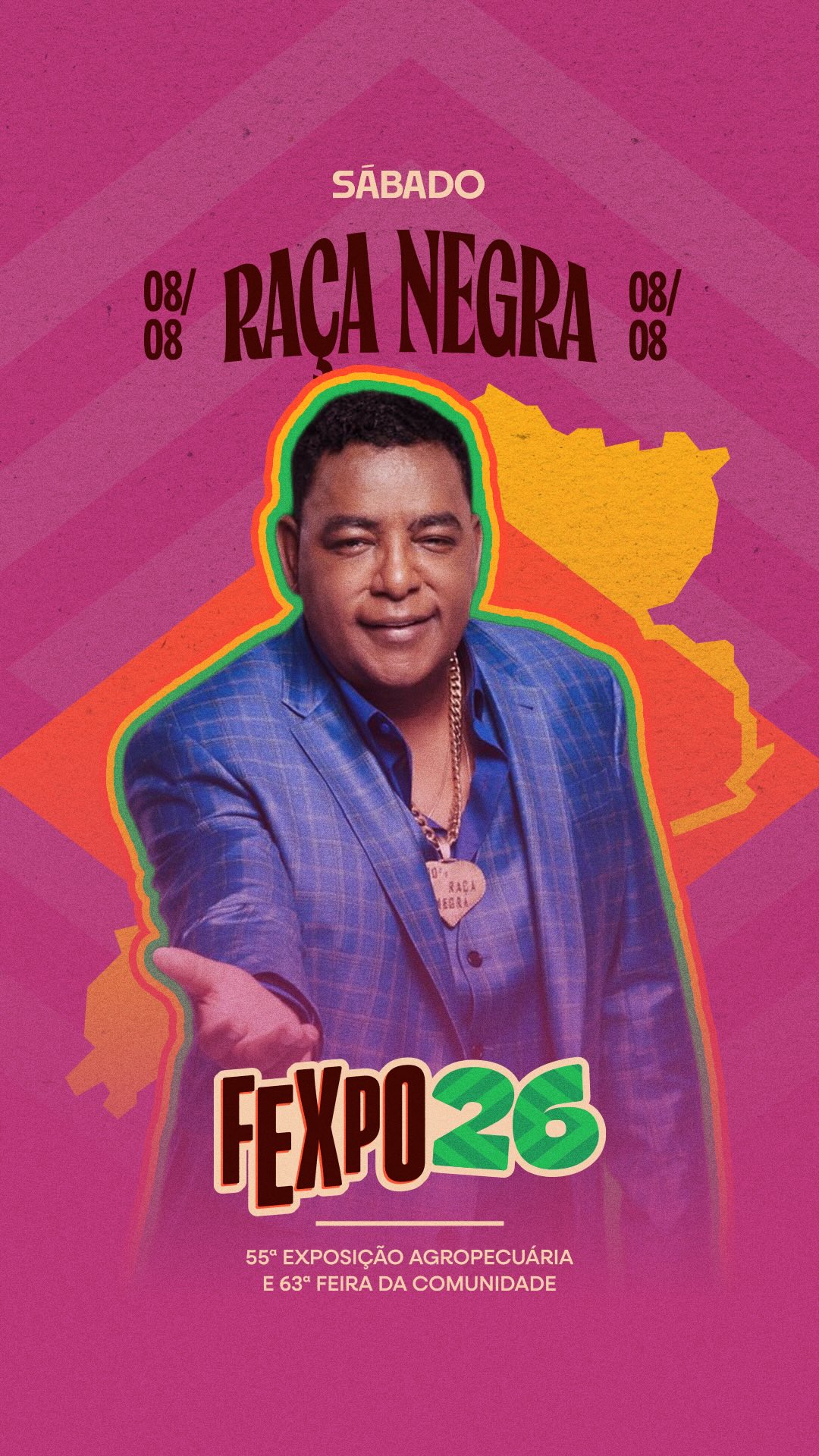 Mais uma atração da FEXPO 26 confirmada 🎉

@racanegra chega pra completar nossa programação com muito samba, energia e um repertório que promete colocar Além Paraíba pra cantar do começo ao fim. 🎶

A contagem regressiva começou.🚀