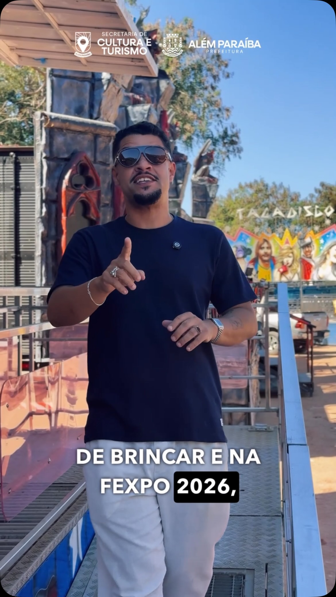 🎡 A FEXPO 2026 também é lugar de alegria, encontros e muita diversão!
E para tornar essa experiência ainda mais especial, o Parque de Diversões terá dois dias de gratuidade.

Na quinta-feira, os alunos da Rede Pública Municipal de Ensino poderão aproveitar as atrações gratuitamente. Na sexta-feira, será a vez dos alunos da APAE, dos usuários do CAPS e das crianças da Casa Aurora viverem esse momento de lazer e descontração.

Porque a FEXPO é feita para reunir pessoas, criar boas lembranças e proporcionar momentos especiais para a nossa cidade. 💙

#fexpo2026 #alemparaiba #diversāo #prefeituradealemparaiba