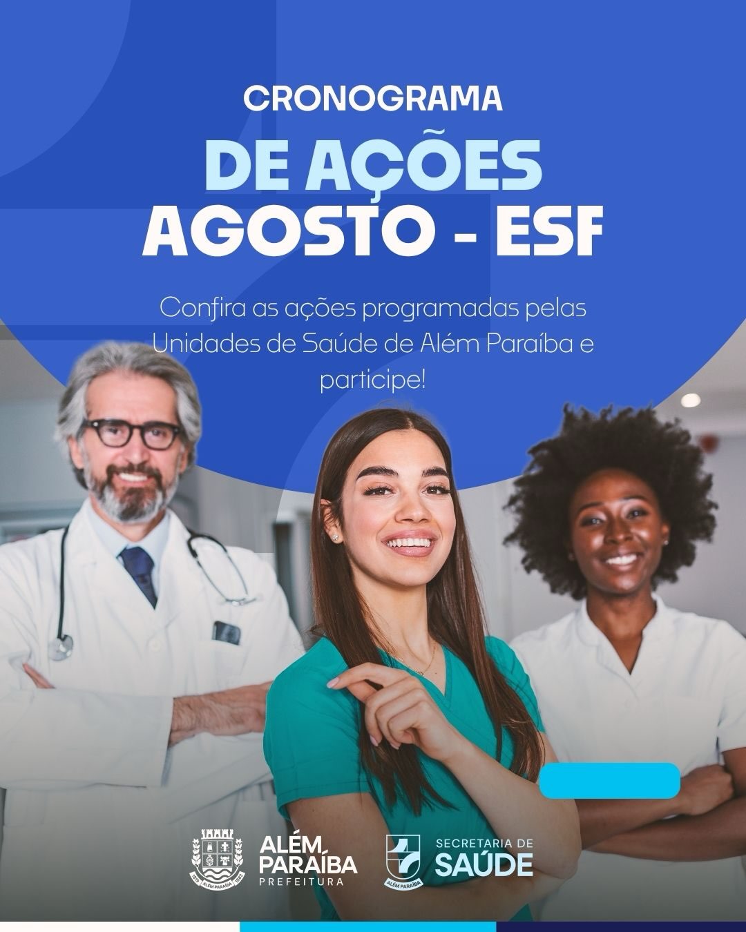 💙 Cuidar da saúde é cuidar do bem-estar e da qualidade de vida.

➡️ Arraste para o lado e confira a programação completa!

#alemparaiba #atividadesfísicas #saudeparatodos