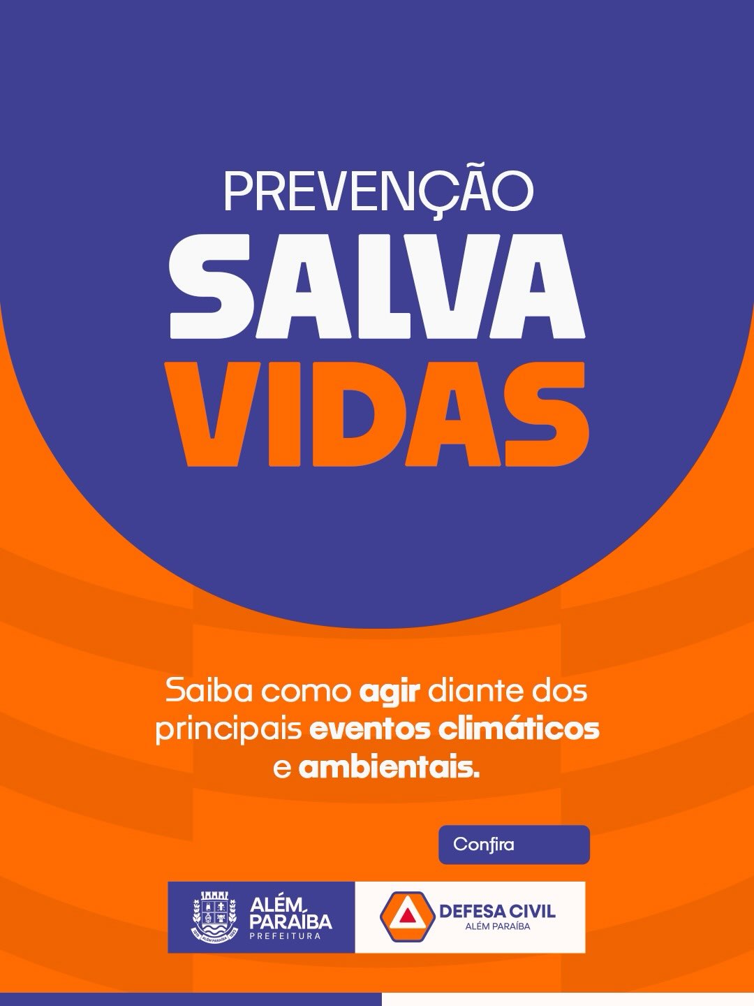 PREVENÇÃO SALVA VIDAS 🚨

Saiba como agir diante dos principais eventos climáticos e ambientais. Arraste para conferir e salve este post! 💙

📞 Emergências, acione a Defesa Civil:
(32) 98828-1507 / (32) 98801-3739

#defesacivil #alemparaiba #prevençãosalvavidas